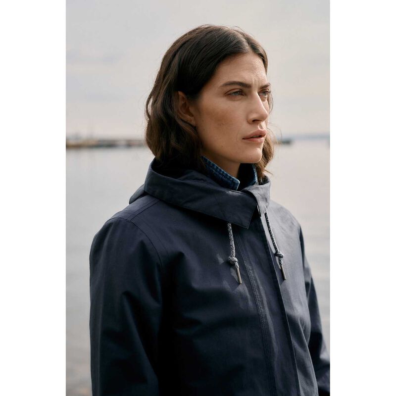 Seasalt Cornwall Seafaring Coat Inkwell image number 2