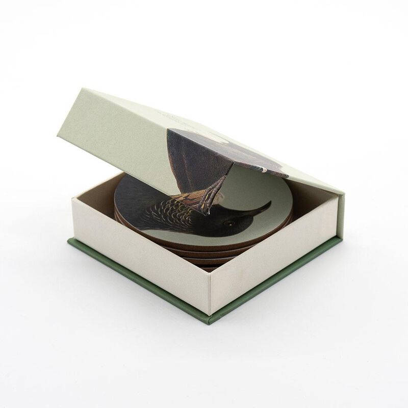 Hushed Birds Set Of 6 Coasters image number 2
