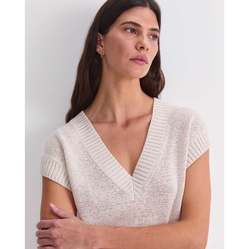 Sportscraft Josie Tape Yarn V Neck image number 6