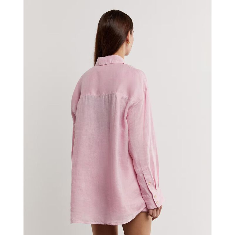 JAG Cindy Linen Oversized Shirt image number 13