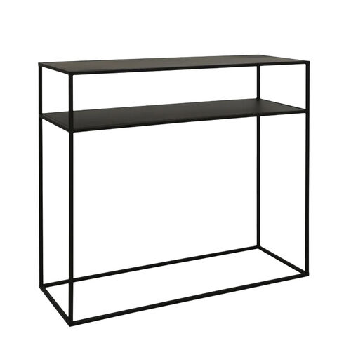 Studio Dual Shelf Console - Black