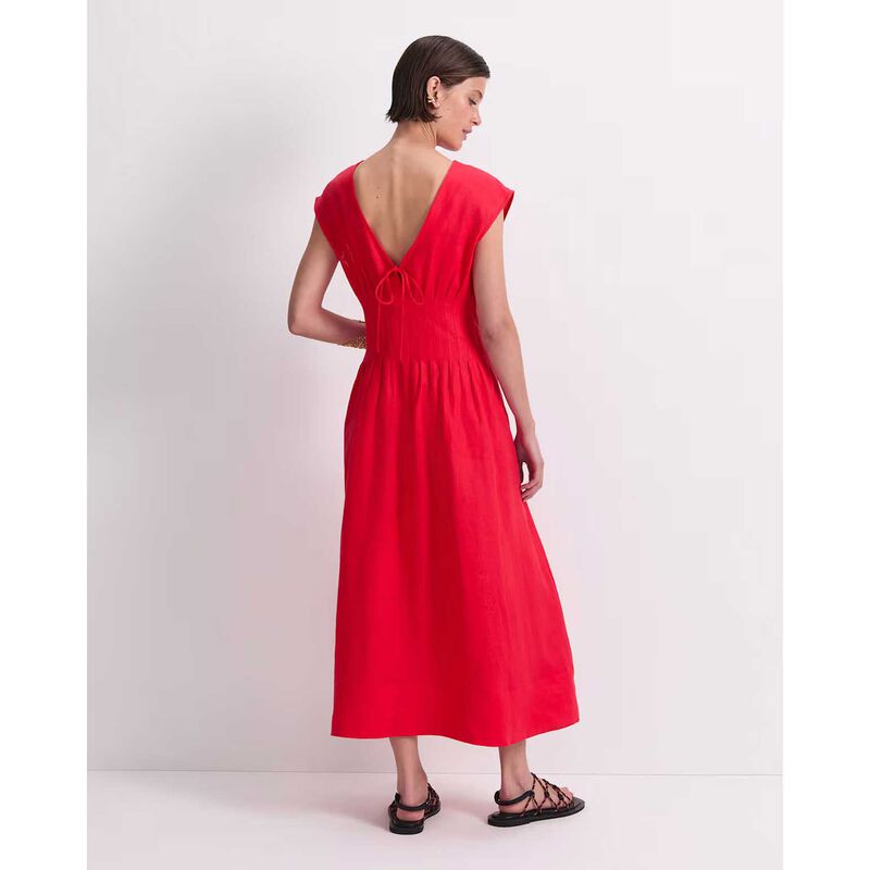 Sportscraft Ariana Pintuck Linen Dress image number 1