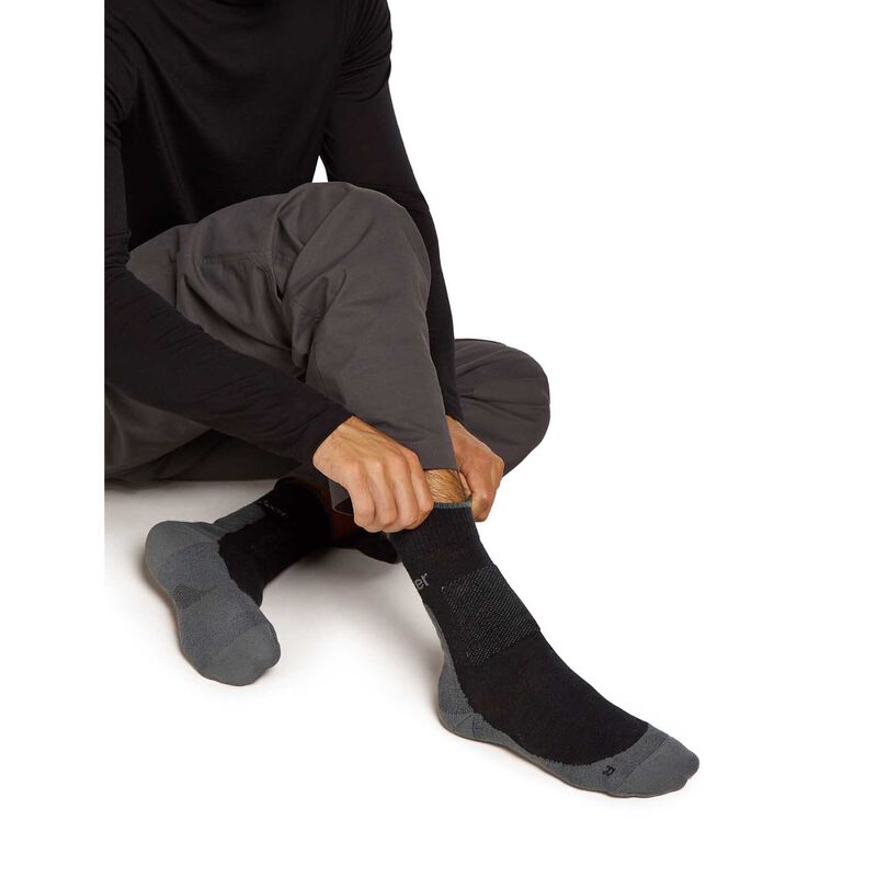 Icebreaker M Merino Hike+ Light Crew image number 1