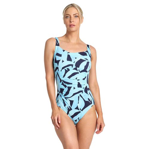 Jantzen Mojito Dd/E Square Neck One Piece Navy