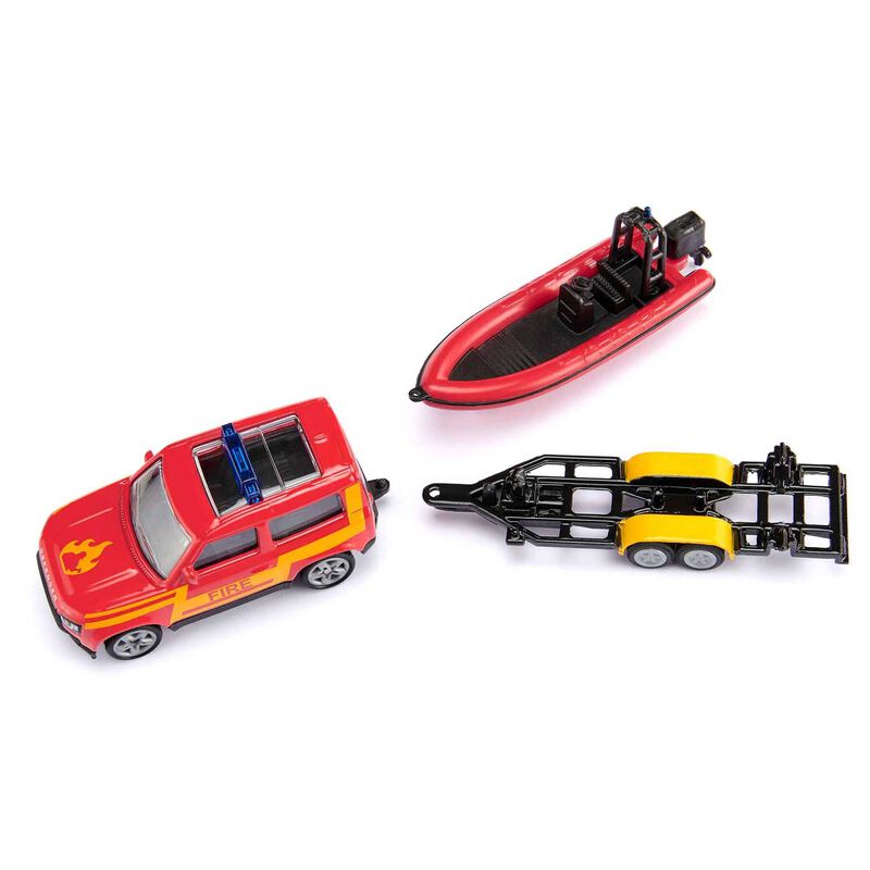 Siku 1608 Land Rover Defender with Boat image number 2