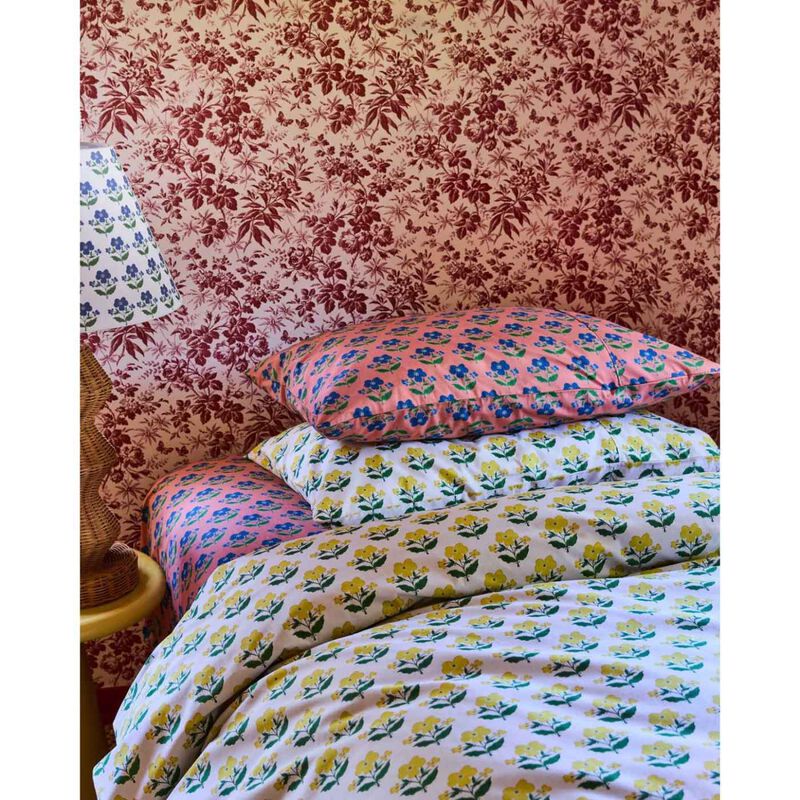 Kip&Co X Anna Spiro Indian Summer Rose Organic Cotton Pc 2P Std Set image number 3