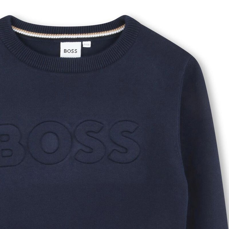 BOSS Knitted Jumper 6Y - 8Y image number 5