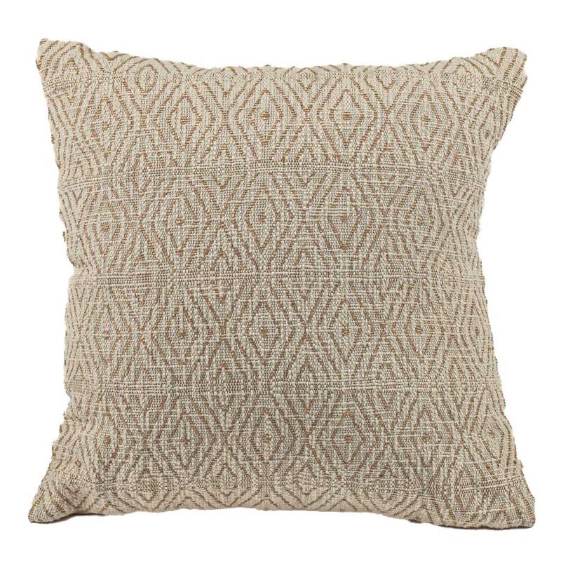 Salisbury Diamond Beige Cushion With Inner 45x45 image number 0