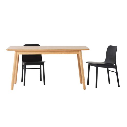 Citt&agrave; Radial Extendable Table Oak 150cm(190cm)x80cmx73cmh