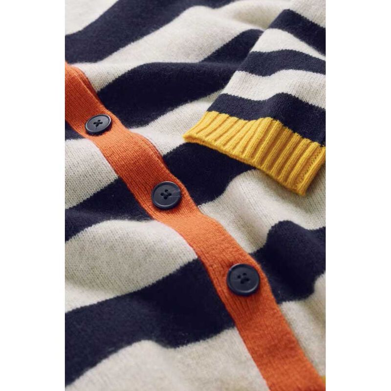 Seasalt Cornwall Pinwell Cardigan Bright Shape Maritime Mix image number 2
