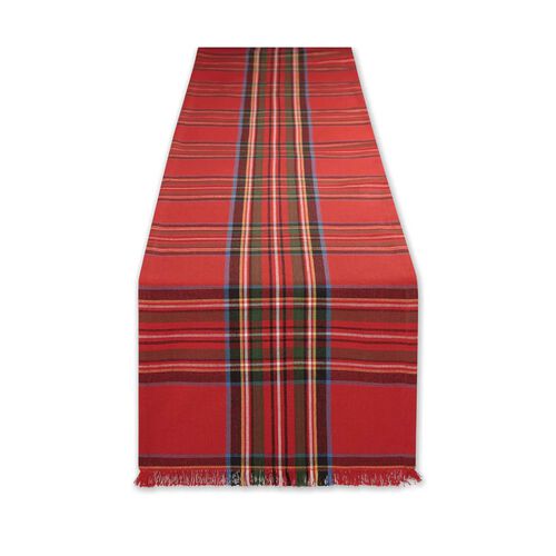 DII 'Tis The Season Plaid Table Runner