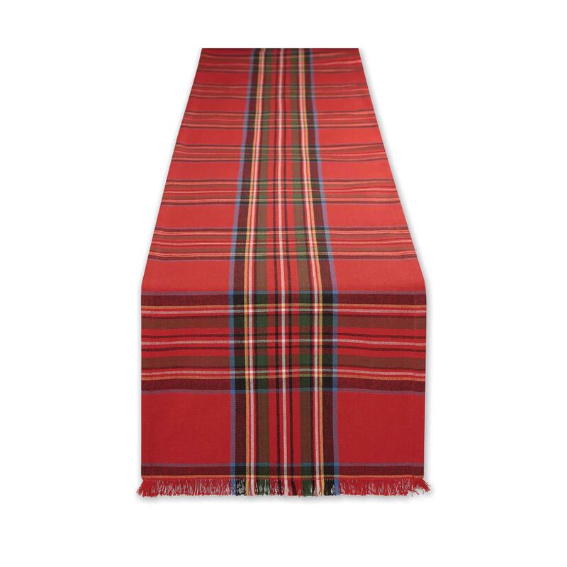 DII 'Tis The Season Plaid Table Runner image number 0