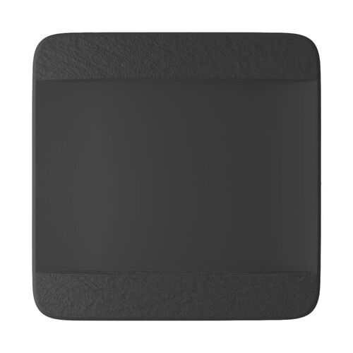 Villeroy & Boch Manufacture Rock Square Dinner Plate Black