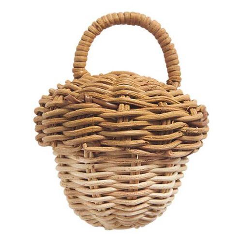 Classical Child Acorn Rattan Rattle