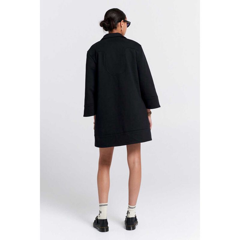 Karen Walker Zip Front Sweatshirt Dress image number 1