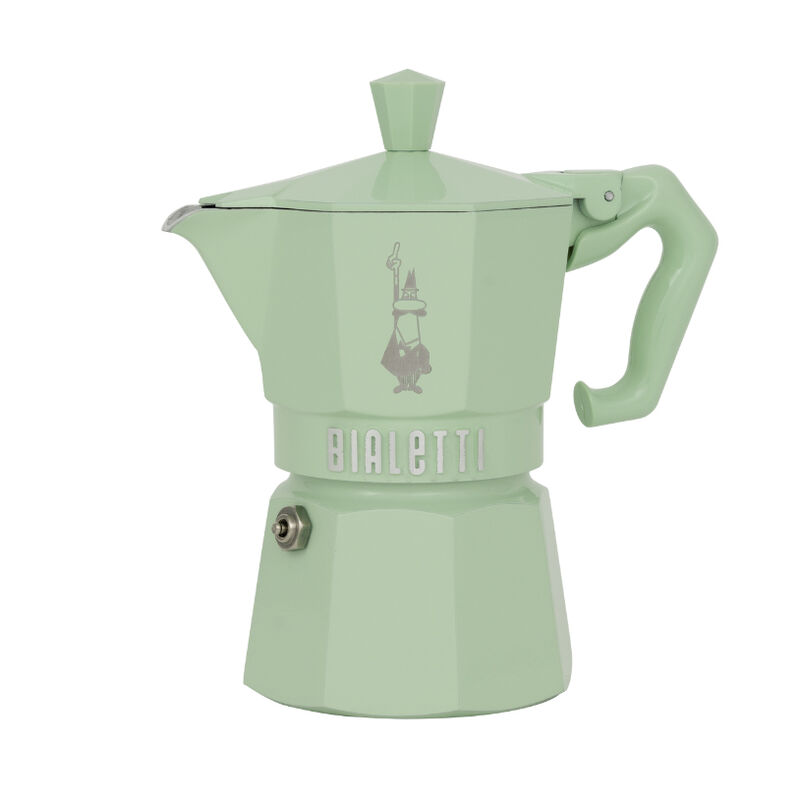 Bialetti Moka Exclusive Green 3 Cup image number 0