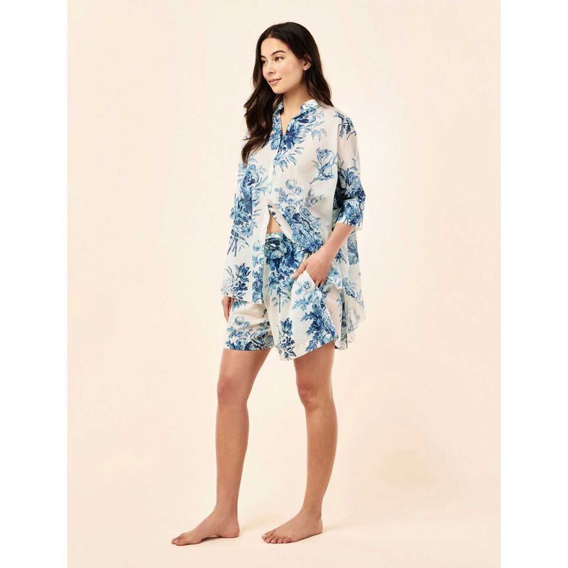 Papinelle Karen Walker Romantic Floral Flowy Boxer Pj image number 2