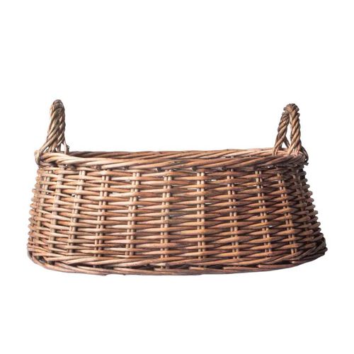 French Country Riviera Woven Low Basket Large
