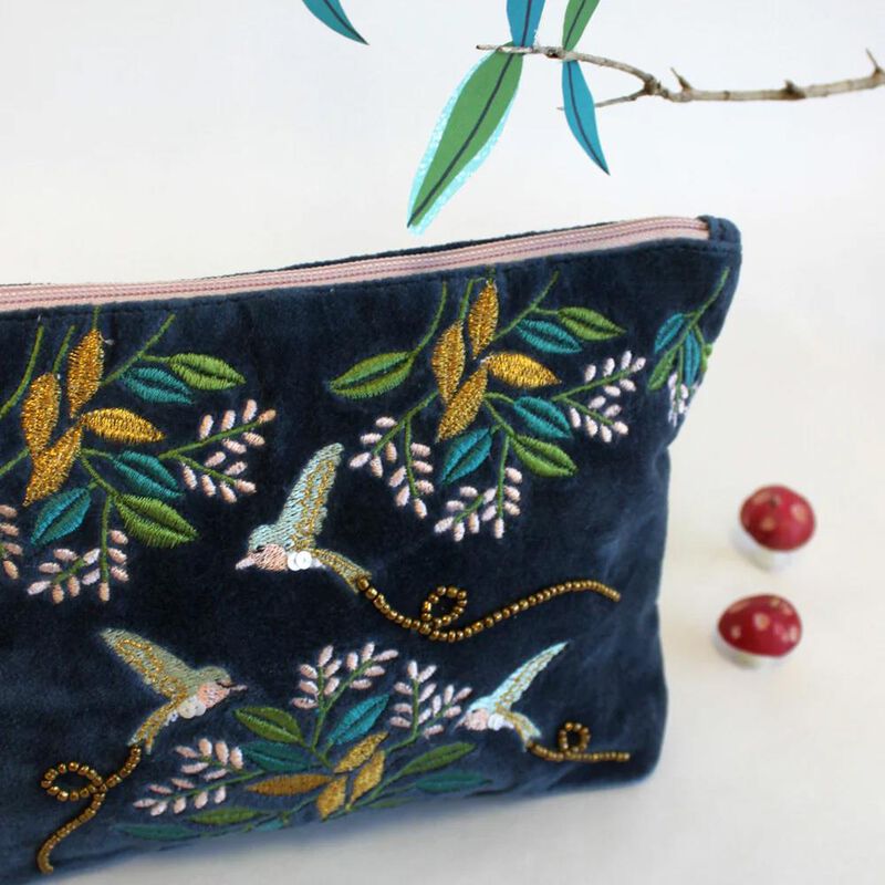 House Of Disaster Secret Garden Bird Make Up Bag image number 2