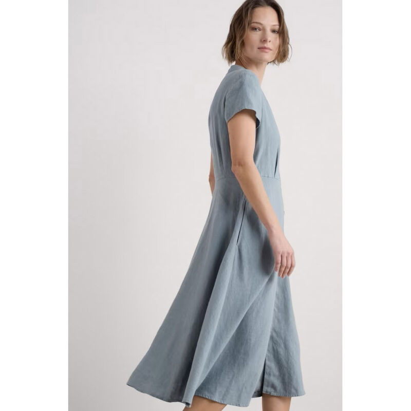 Seasalt Cornwall Carved Wood Dress Hail image number 3