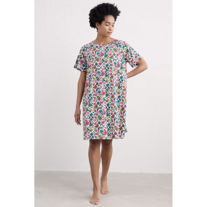 Seasalt Cornwall Day Star Nightdress Zennor Blooms Mix image number 3