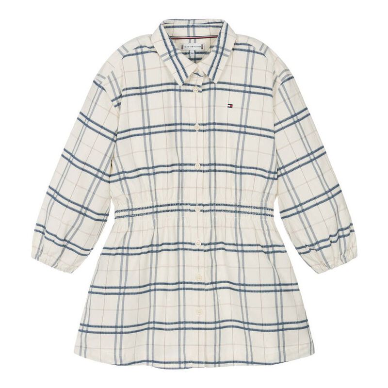 Tommy Hilfiger Corduroy Check Shirt Dress LS 4-7Y image number 0