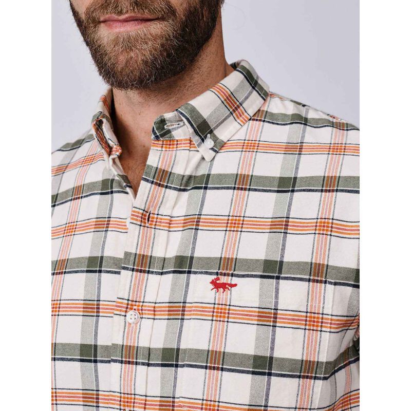 Aubin Merton Brushed Oxford Button Down Shirt image number 2
