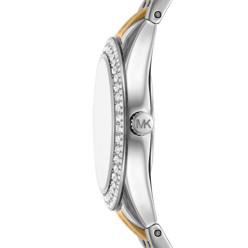 Michael Kors Harlowe Three-Hand Two-Tone Stainless Steel Watch image number 2