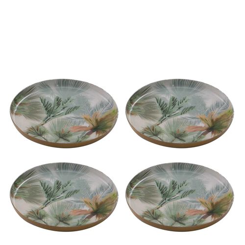 Ladelle Panama Metal 4Pk Coaster