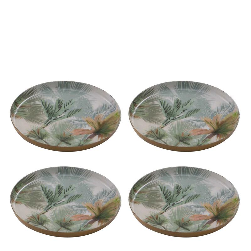 Ladelle Panama Metal 4Pk Coaster image number 0