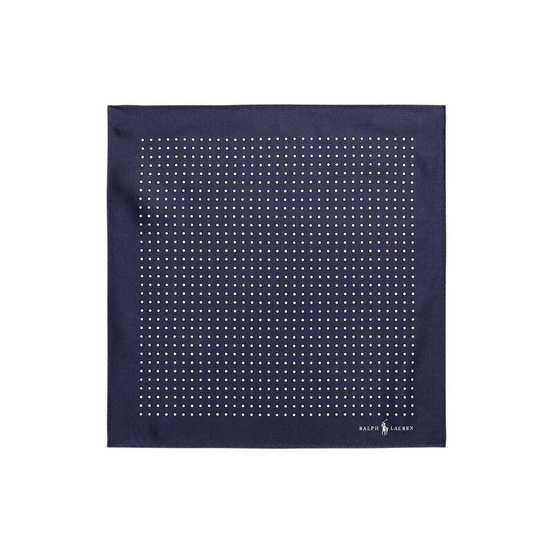 Polo Ralph Lauren Polka-Dot Silk Pocket Square image number 1