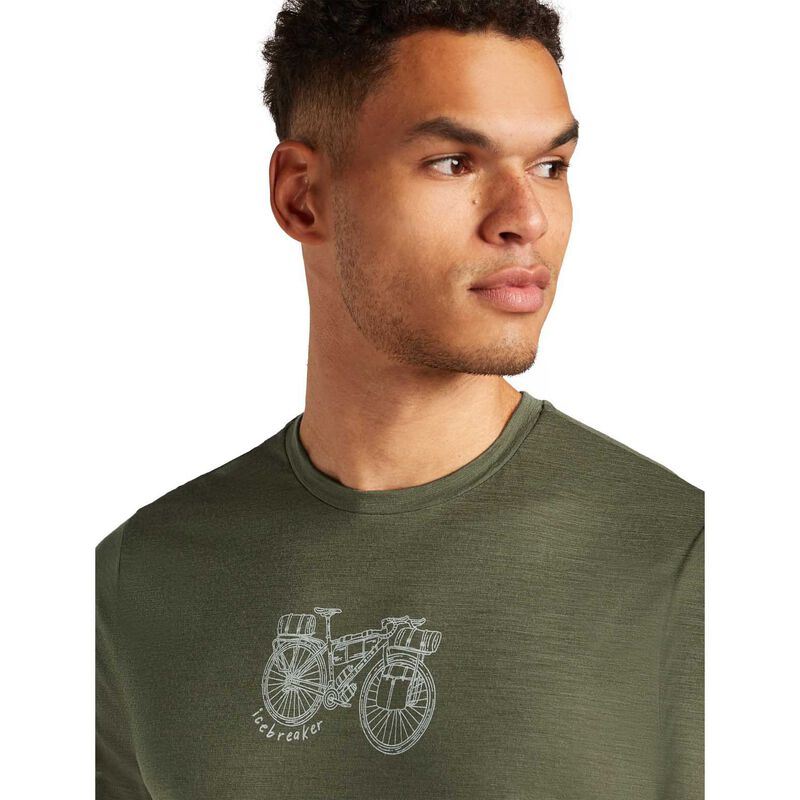 Icebreaker M Merino 150 Tech Lite SS Tee Adventure Ride image number 2