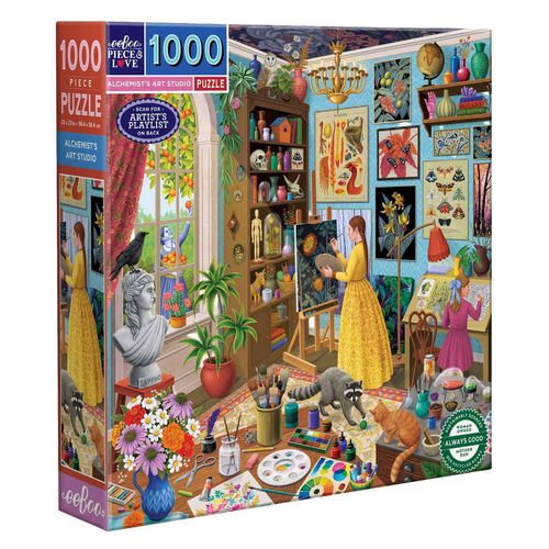 Eeboo Alchemist's Art Studio Square Puzzle