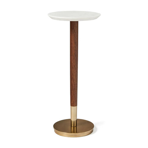 West Elm Mid-Century Marble Top Drink Table