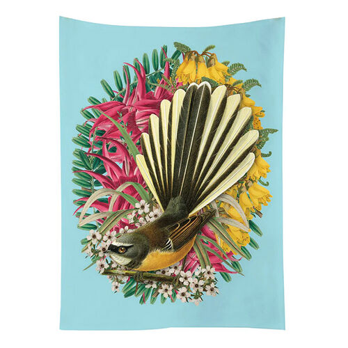 Botanical Fantail Tea Towel