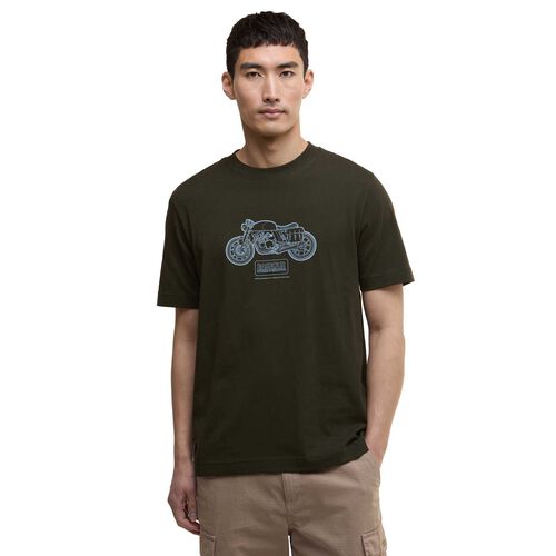 Barbour International Morris Motorbike Graphic T-Shirt