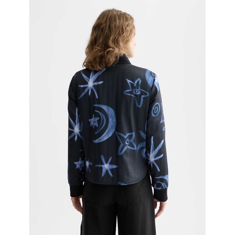 Scotch & Soda Quilted Reversible Bomber Jacket image number 1