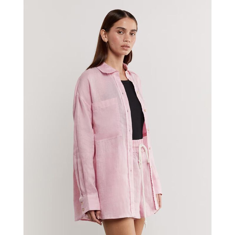 JAG Cindy Linen Oversized Shirt image number 14