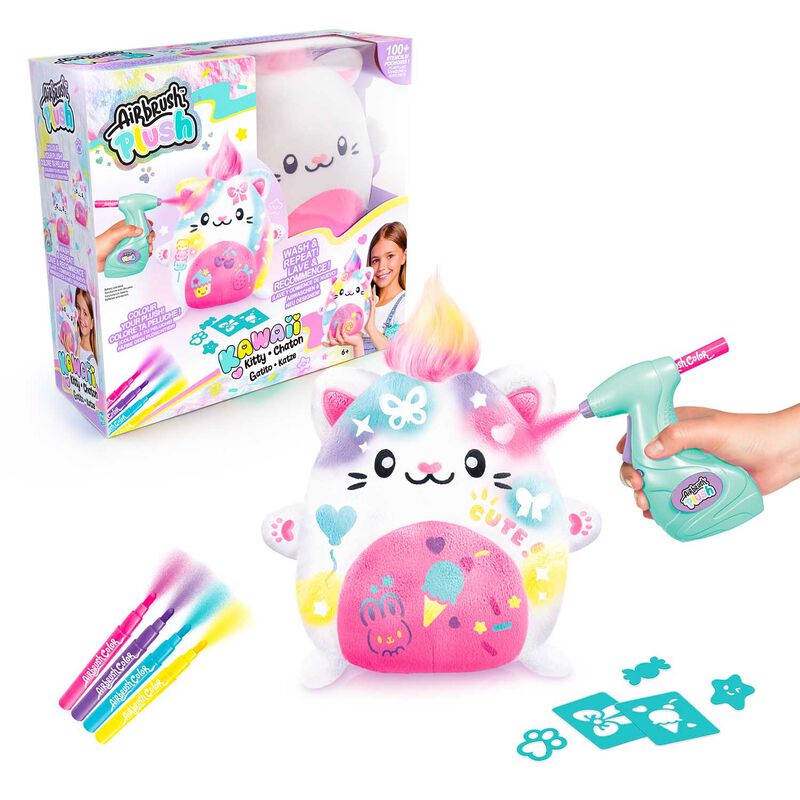 Antics Airbrush Plush Kawaii Kitty image number 1