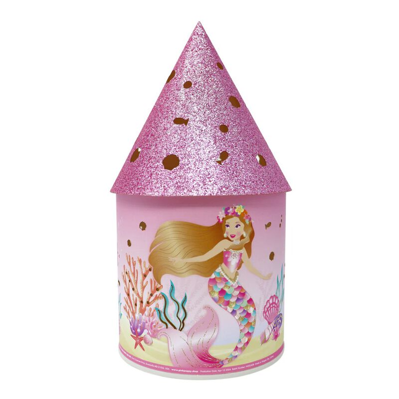 Pink Poppy Enchanted Mermaid Lantern image number 0