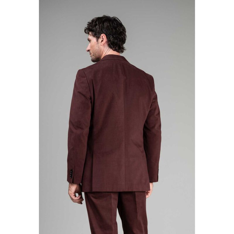 Rembrandt Cyprus Maroon Cotton-Cashmere Blazer image number 1