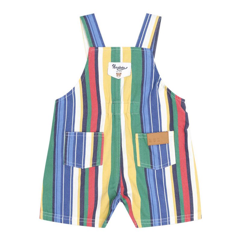 Huxbaby Variegated Stripe Shortall 3-4Y image number 3