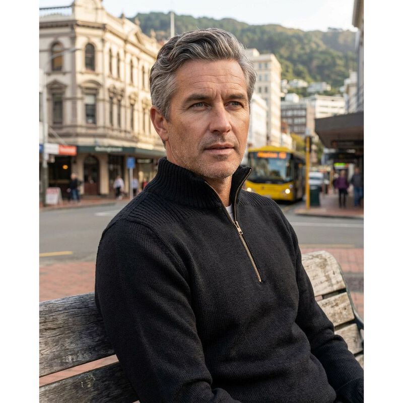 Acrux 400 Wool 1/4 Zip Sweatshirt image number 1