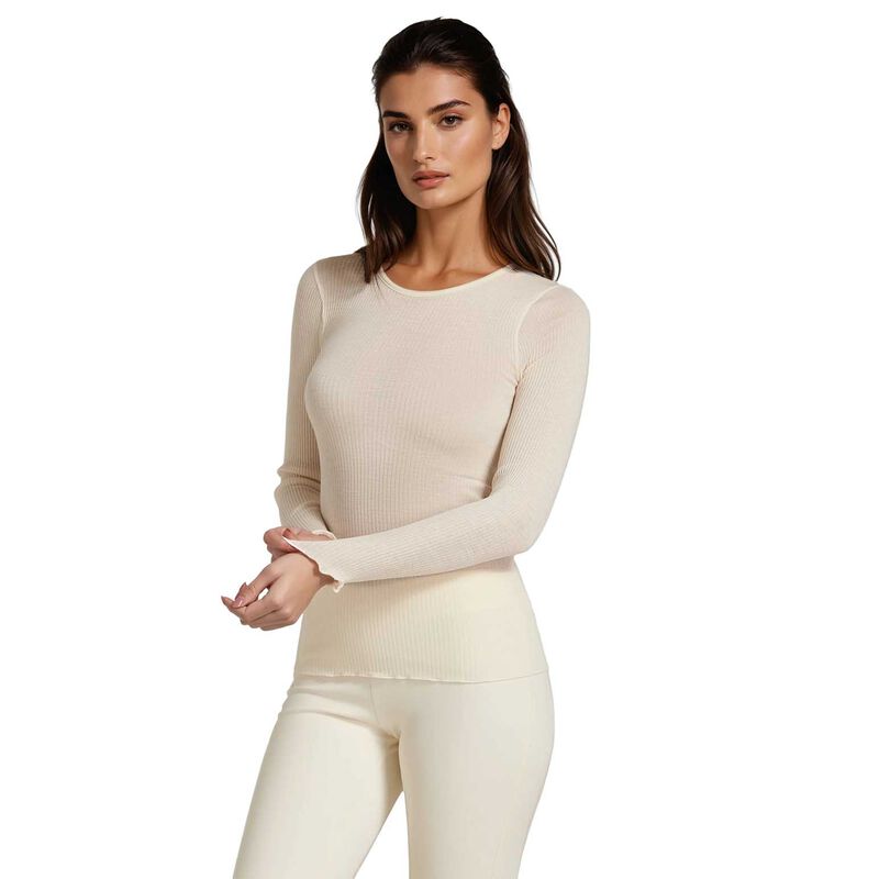 EGi Collections Long Sleeve Rib Knit Crew image number 0