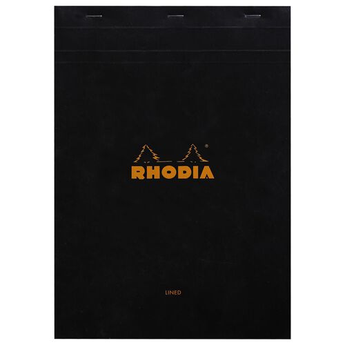 Rhodia Bloc Pad No. 18 A4 Lined Black