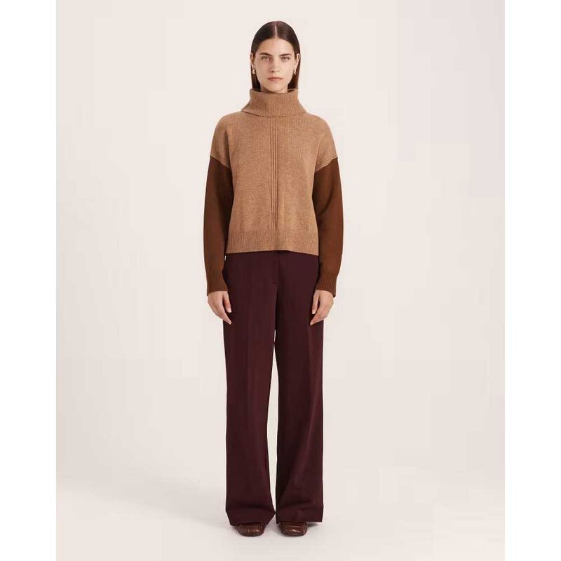 SABA Claudia Wool Colour Block Knit image number 2