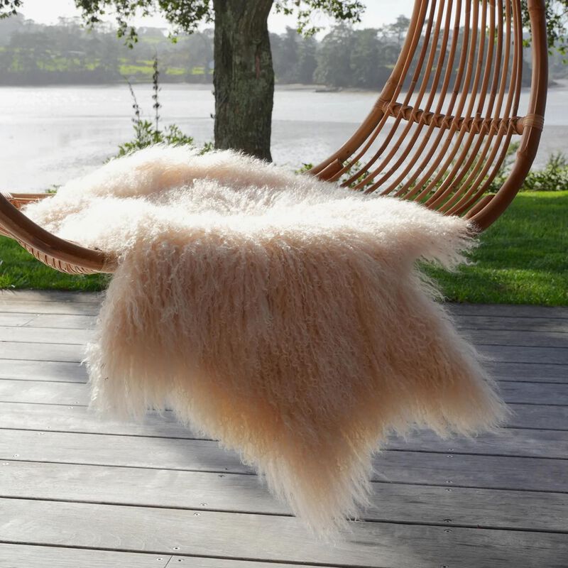 Home Lab Tibetan Lambskin Rug image number 7