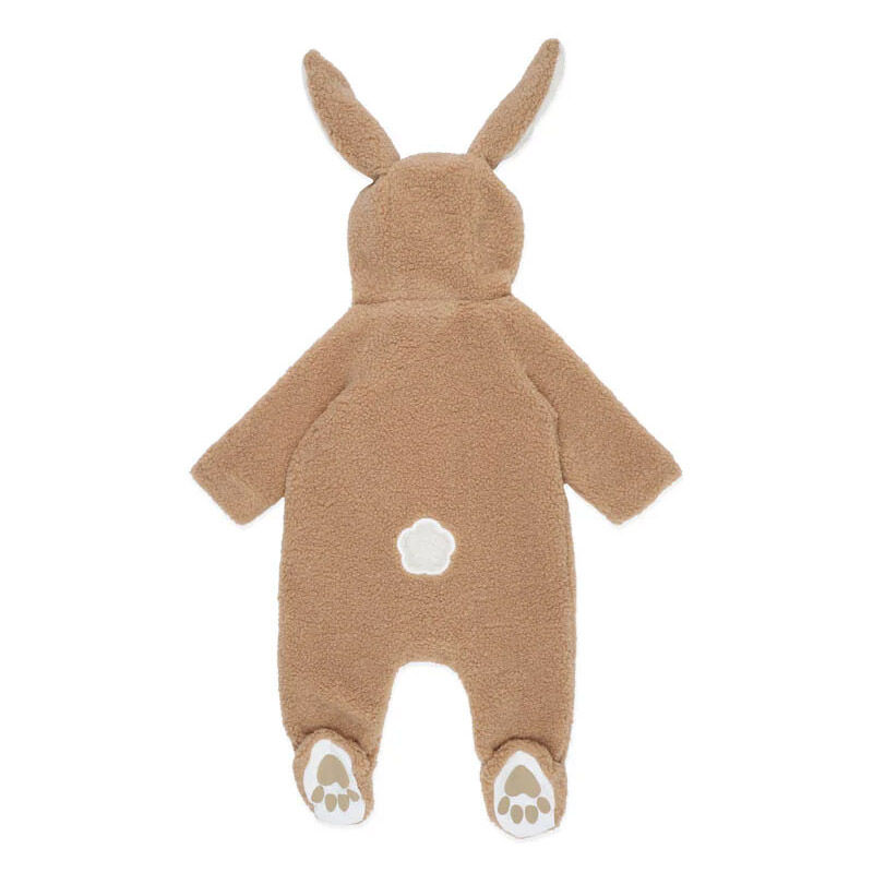 B&eacute;b&eacute; Latte Sherpa Bunny Onesie image number 3