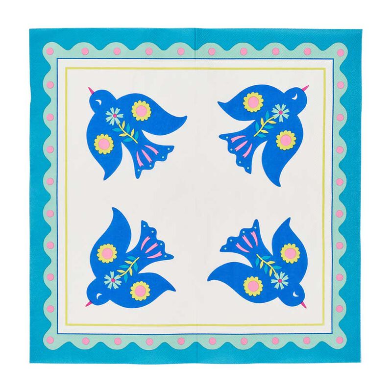 Annabel Trends Paper Napkins - Fiesta Bird 20Pcs image number 0