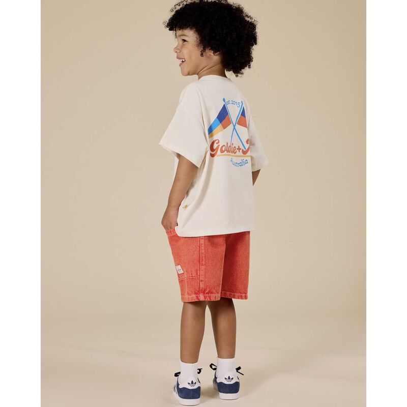 Goldie + Ace Nautical Flag Oversized T-Shirt 3-5Y image number 1